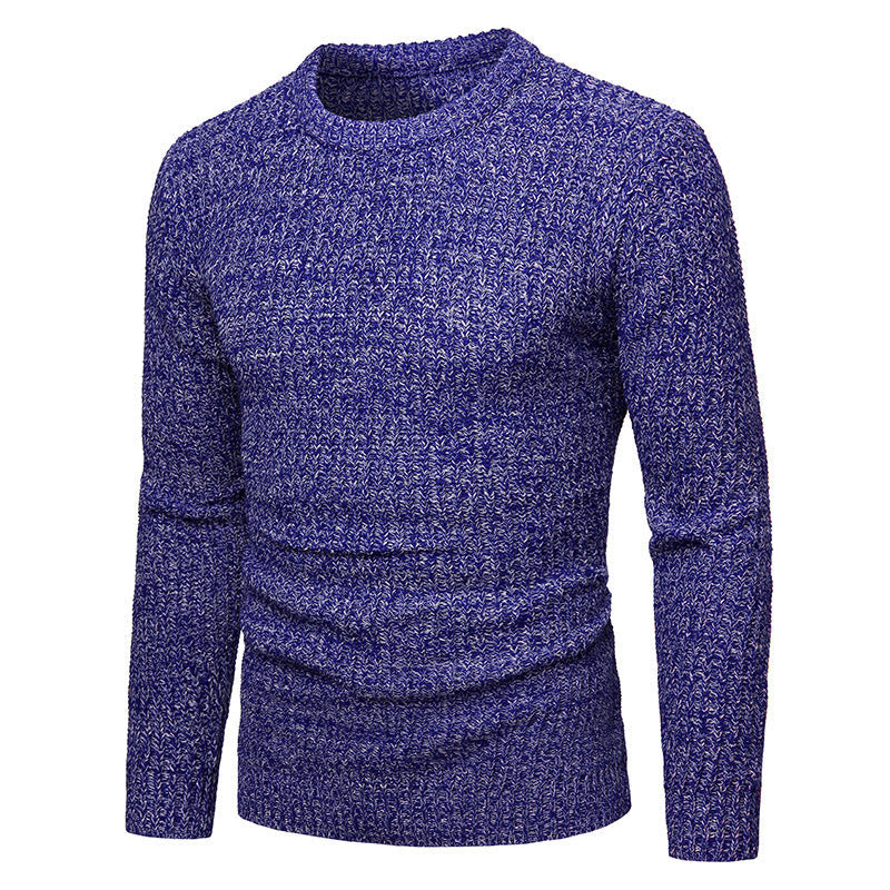 Einar - Herren Strickpullover mit Melange-Muster