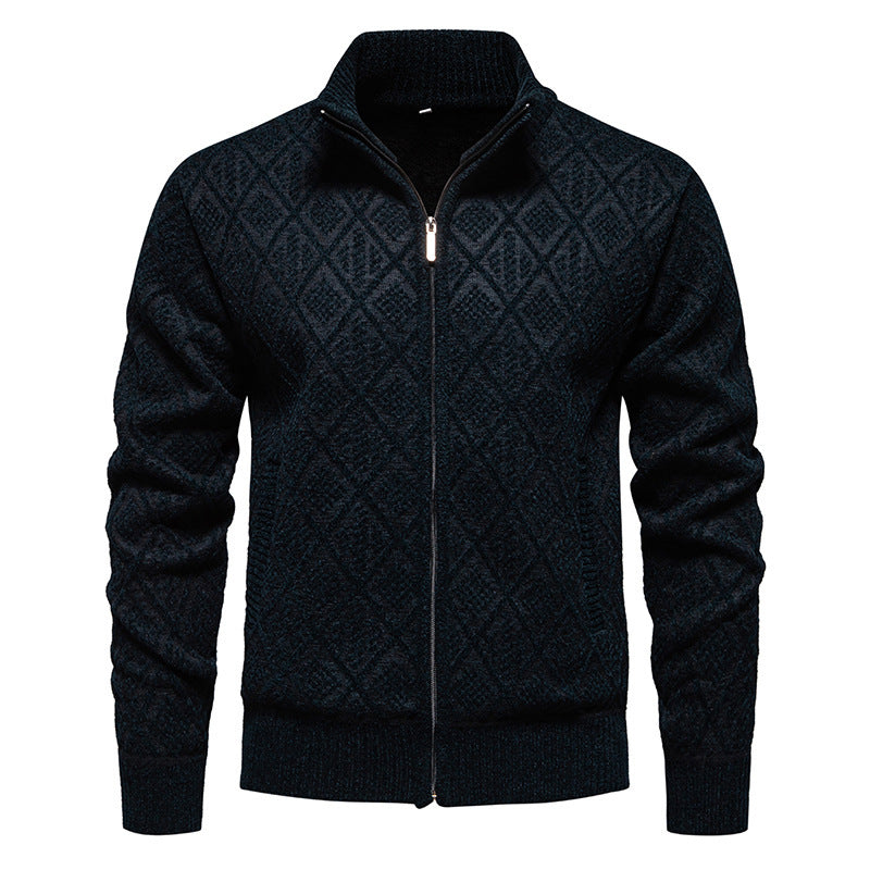 Calidus - Herren Smart-Casual Pullover mit Reißverschluss