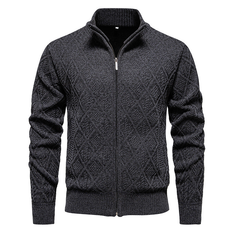 Calidus - Herren Smart-Casual Pullover mit Reißverschluss